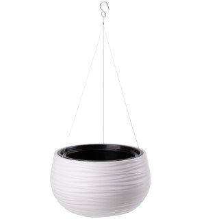FORM-PLASTIC Donica Kula wisząca Sahara Dunes 32 - biały