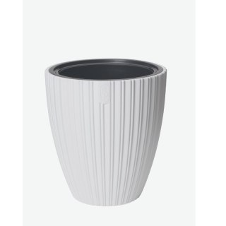 FORM-PLASTIC Donica Mika 25 - biała, śr. 23,5 cm