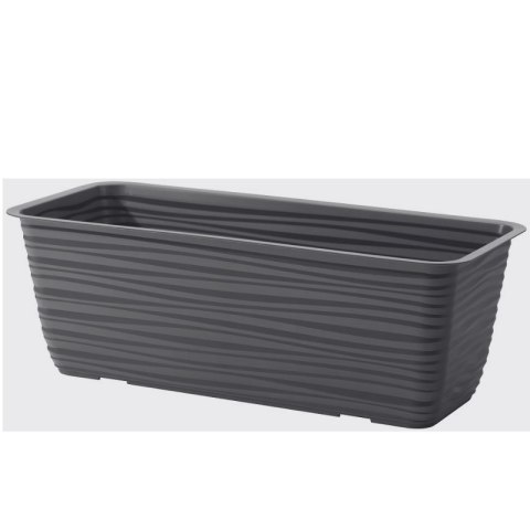 FORM-PLASTIC Skrzynka Sahara z podstawką 40 - antracyt