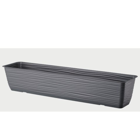 FORM-PLASTIC Skrzynka Sahara z podstawką 80 - antracyt