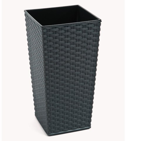 LAMELA Donica FINEZJA 250x250 rattan - grafit metalik