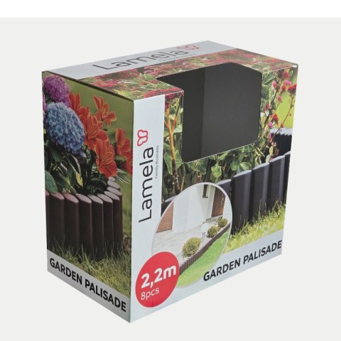 LAMELA Palisada ogrodowa palik box 270 x 50 x 145 - antracyt