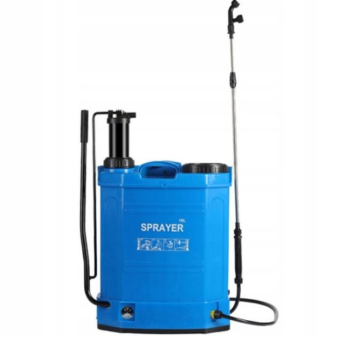 VERK GROUP Opryskiwacz akumulatorowy plecakowy 2w1 - 16l