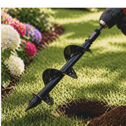 VERK GROUP Wiertło ogrodowe/świder do sadzenia roślin 30cm