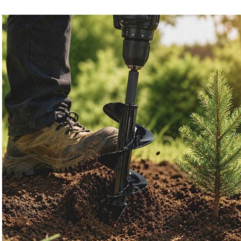 VERK GROUP Wiertło ogrodowe/świder do sadzenia roślin 30cm