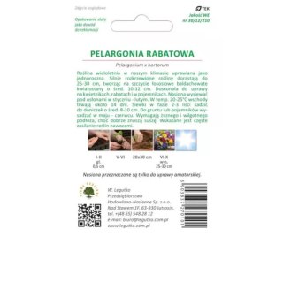 Pelargonia rabatowa z serii Gama F1 - łososiowa