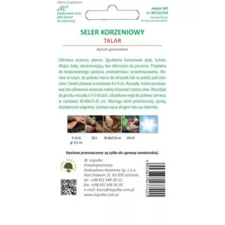 W.Legutko Seler korzeniowy Talar