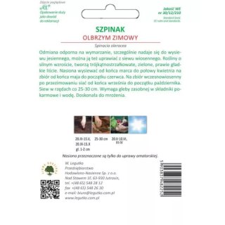 W.Legutko Szpinak Olbrzym Zimowy