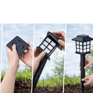 VERK GROUP Lampa Ogrodowa Solarna 6 Szt.