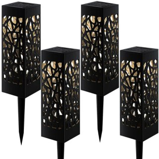 VERK GROUP Lampa Ogrodowa Solarna Ozdobna 4 Szt.