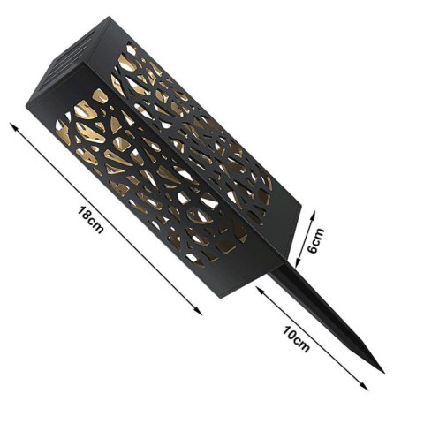 Lampa Ogrodowa Solarna Ozdobna 4 Szt.