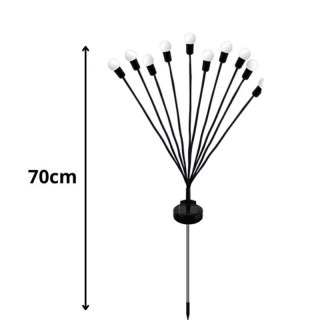 VERK GROUP Lampa solarna ogrodowa kulki LED 2 szt.