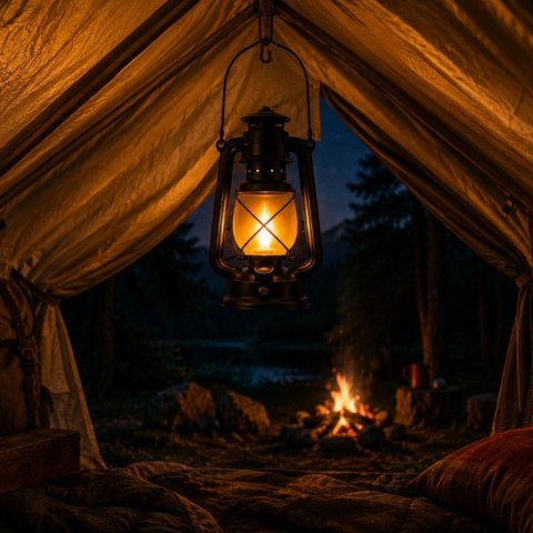 VERK GROUP Lampion retro LED do ogrodu