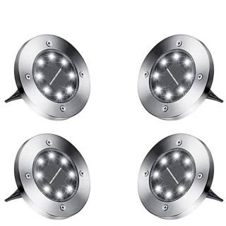 VERK GROUP Lampki Solarne Gruntowe LED 4 Szt.