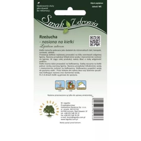 Nasiona na kiełki - rzeżucha 30 g