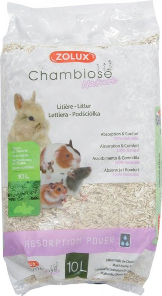 Zolux Naturalna Podściółka Z Konopi Chambiose Dla Gryzoni 10l
