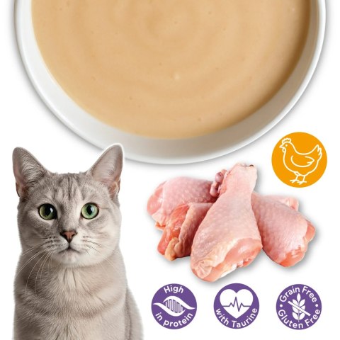 Arquivet Velvet kremowa puszka dla kota o smaku kurczaka 80g