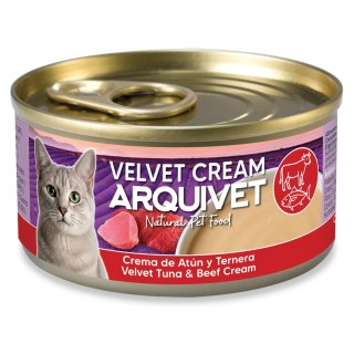 Arquivet Velvet kremowa puszka dla kota o smaku tuńczyka i wołowiny 80g