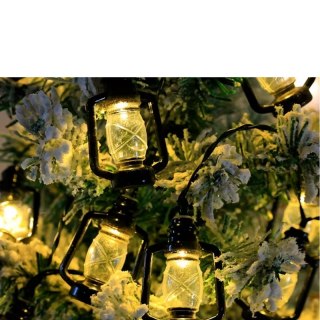 Girlanda ogrodowa solarna - 50 lampionów LED