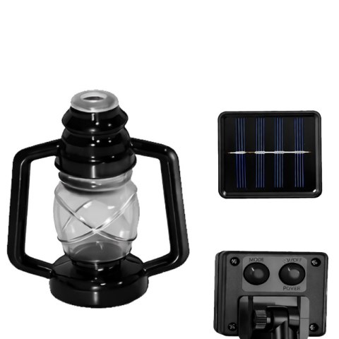 Girlanda ogrodowa solarna - 50 lampionów LED