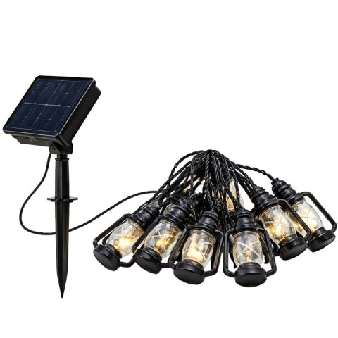 Girlanda ogrodowa solarna - 50 lampionów LED