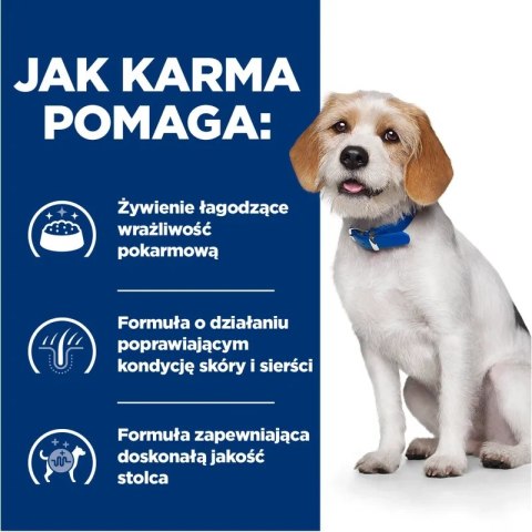 Hill's Prescription Diet z/d Food Sensitivities Low Fat — karma o obniżonej zawartości tłuszczu dla psów z nadwrażliwościami pok