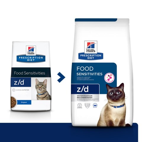 Hill's Prescription Diet z/d Food Sensitivities — karma dla kotów z nadwrażliwościami pokarmowymi, 6 kg