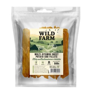 WILD FARM Filety Multiwitaminowe Z Batatów Przysmak Dla Psa 500G