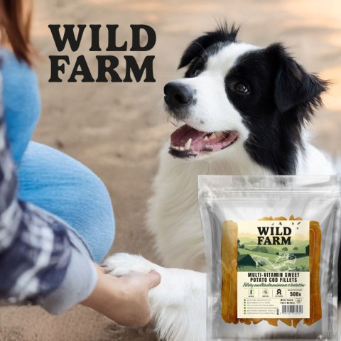 WILD FARM Filety Multiwitaminowe Z Batatów Przysmak Dla Psa 500G