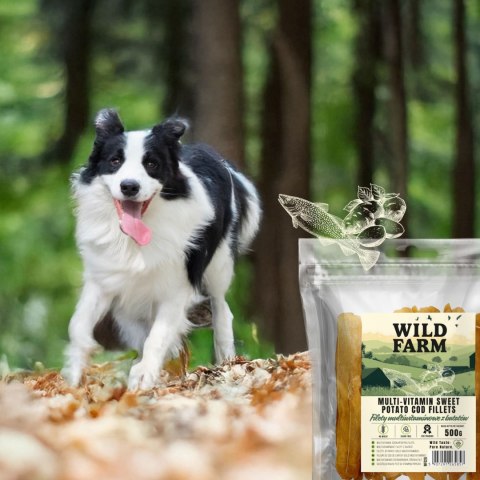 WILD FARM Filety Multiwitaminowe Z Batatów Przysmak Dla Psa 500G