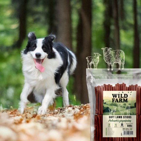 WILD FARM Paluszki Z Jagnięciny Przysmak Dla Psa 500G