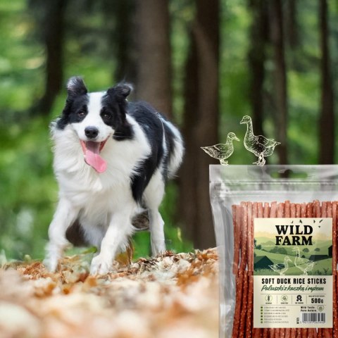 WILD FARM Paluszki Z Kaczką I Ryżem Przysmak Dla Psa 500G