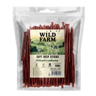 WILD FARM Paluszki Z Wołowiny Przysmak Dla Psa 500G