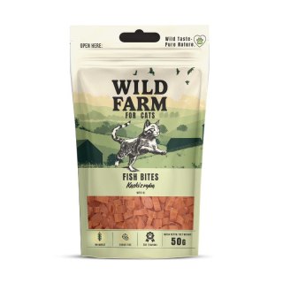WILD FARM Przysmaki Kąski Dla Kota Rybne 50g