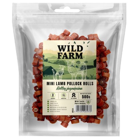 WILD FARM Rollsy Z Jagnięciny Przysmak Dla Psa 500G