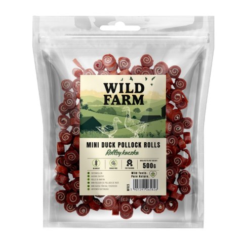 WILD FARM Rollsy Z Kaczki Przysmak Dla Psa 500G