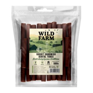 WILD FARM Rurki Dentystyczne Z Królikiem Przysmak Dla Psa 500G