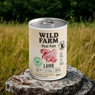 Wild Farm Pate Lamb 400g - Mokra Karma z Jagnięciną dla Psów