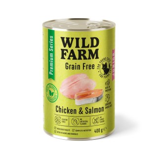 Wild Farm Premium Grain Free Karma Dla Kociąt Kurczak I Łosoś 400g