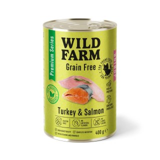 Wild Farm Premium Karma Bezzbożowa Dla Kociąt Indyk I Łosoś 400G
