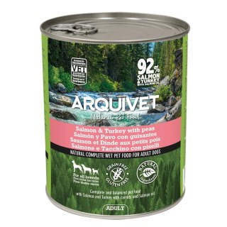 ARQUIVET mokra karma dla psa z łososiem i indykiem 800G