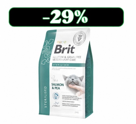 Brit GF Veterinary Diets Cat Sterilised 2kg